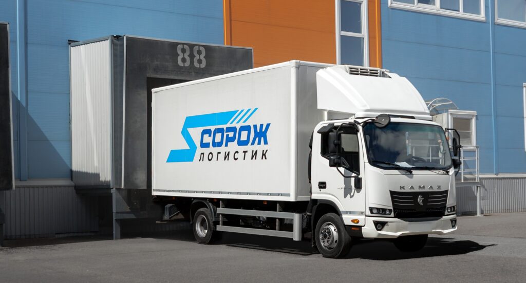 Сорож - Камаз 10 палетт на погрузке